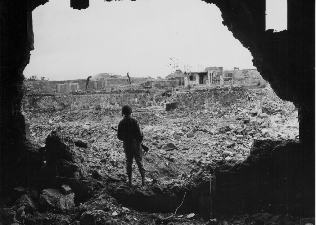 Then: Okinawa, Japan (1945)